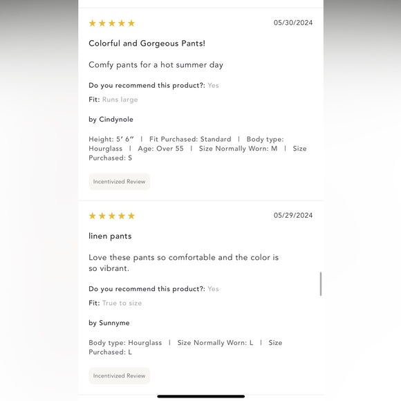 Super chic Anthropologie NWT Set Linen blend generously sized SM top & pants - Picture 10 of 16